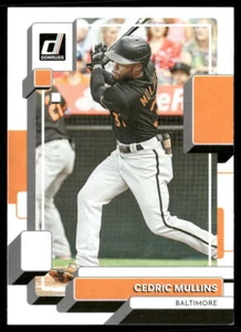 Tarjeta de béisbol Cedric Mullins 2022 Donruss #172 Baltimore Orioles - Imagen 1 de 2