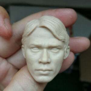 Blank 1/6 Scale Thai Movie Star Tony Jaa Head Sculpt Unpainted Fit 12" Figure