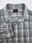UNTUCKit Plaid Shirt Men's XXL Wrinkle-Free Relaxed Fit Long Sleeve Button-Up