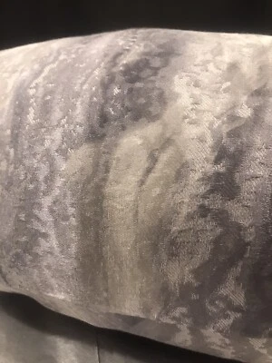 5 PC SET~Textured Jacquard Marble Wave KING Duvet/Shams/ Gray Beige Silver NEW - Image 1 of 4