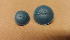 WWI French Button set, Painted 10 Large and 9 Small