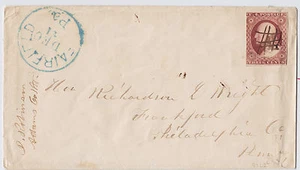 #11A - 3¢ 1851-1857, Plated As 93L2L ultramarine "FAIRFIELD DEC 21 Pa” CDS 1855 - Picture 1 of 1