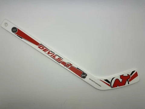 New Jersey Devils Hockey Stick - Plastic Mini Hockey Stick - 18"x5" Cover
