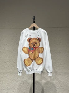 R13 Teddy Bear Crewneck Sweater Size S - Picture 1 of 5