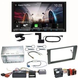 Kenwood DMX8021DABS Android Auto CarPlay Einbauset für Seat Exeo Audi A4 B6 B7 - Bild 1 von 1