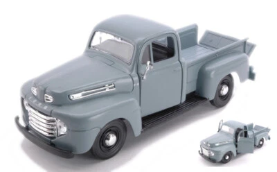 MODELLINO FURGONE EPOCA STATICO MAISTO FORD F-1 PICK UP 1948 GRIGIO SCALA 1:25 - Immagine 1 di 2