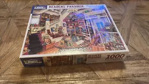 White Mountain 'Readers Paradise' 1000 Larger Pc Puzzle Books..SEALED/NEW - Picture 1 of 6