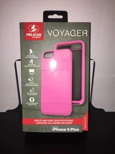 Pelican Voyager Case Holster for iPhone 6 Plus /6s Plus Pink Blush Retail $60 - Picture 1 of 3