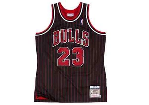 Mitchell & Ness Black Michael Jordan 1995-1996 Chicago Bulls Python Jersey - Bild 1 von 2