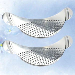 2 Pcs Nudelsieb Mit Griff Küchenwerkzeug Abtropfsieb Rostfreier Stahl Pasta NEW - Bild 1 von 11