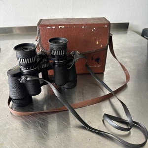 Vintage Tasco Zoom Model No. 101 Binoculars Fully Coated Optics 7X-15X35 w/ Case - Picture 1 of 8