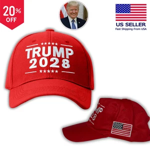 Baseballmütze Trump 2028 bestickt MAGA Mütze Make America Great Again USA - Bild 1 von 8