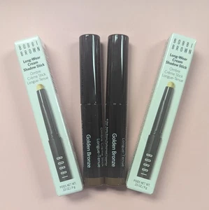 2 Stück Bobbi Brown Long-Wear Cream Shadow Stick Golden Bronze Reisegröße - Bild 1 von 1