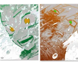 My Hero Academia Original Art Exhibition A2 Poster x 2 KOHEI HORIKOSHI Japan - Bild 1 von 4