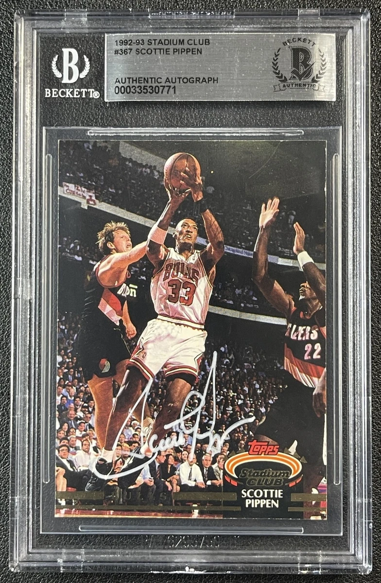 scottie pippen AUTO サイン　ピッペン　　TOPPS Yahoo!オークション -「スコッティピッペン」(その他