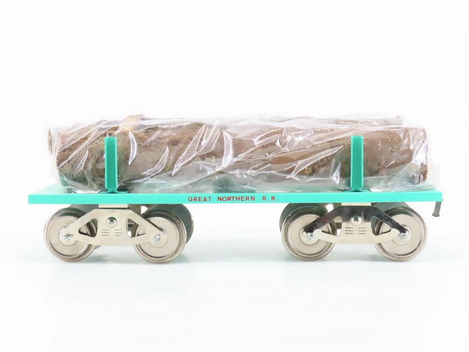 Calibre estándar McCoy No. Coche de troncos de hojalata Great Northern 291 GN con carga  Foto 1 de 4