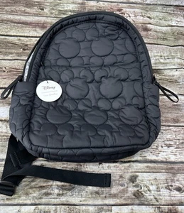 Vera Bradley Quilted Backpack Disney Mickey Minnie Featherweight NWT Black - Picture 1 of 7