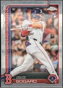 2025 Topps Chrome #123 Nick Sogard Boston Red Sox RC - Bild 1 von 2