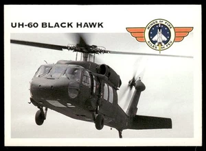 1992 Panini Ali di Fuoco #72 UH-60 Black Hawk Truppa Elicottero Esercito - Foto 1 di 2