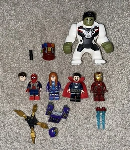 LEGO MARVEL Minifigure Lot 5 figures Endgame/infinity war figures, spider man - Picture 1 of 6