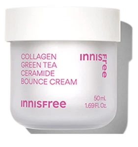 Innisfree Collagen Green Tea Ceramide Bounce Cream 50ml Anti-Aging Elasticity - Bild 1 von 6