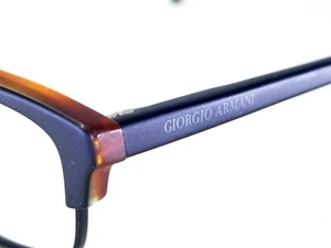 Giorgio Armani 386 257-s Horn Rim Vintage Sunglass Frame Only Italy Excellent - Picture 1 of 14