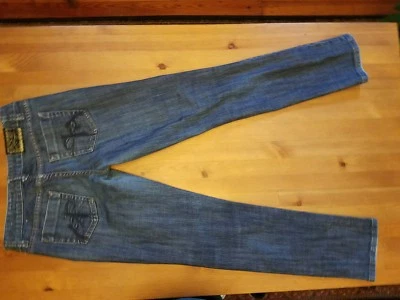 JEANS DE PIERNA RECTA LAVADOS CHIP y PIMIENTA ÍNDIGO Talla 5 Foto 1 de 4