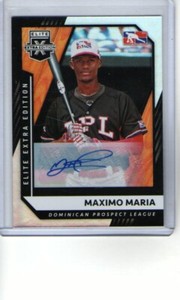 2021 Elite Extra Edition Signatures #185 Maximo Maria