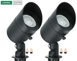 4W Outdoor Spotlights (2-Pack) 12V Low Voltage Spotlights - Landscape Spotlights - Picture 1 of 10