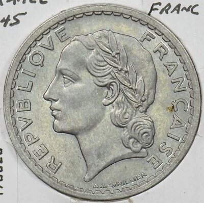 Francia 1945 5 francos P190620 envío combinado Foto 1 de 2