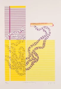 Fred Ziegler / Siebdruck /handsigniert/300 Exemplare/ 1983 /2 - Picture 1 of 3