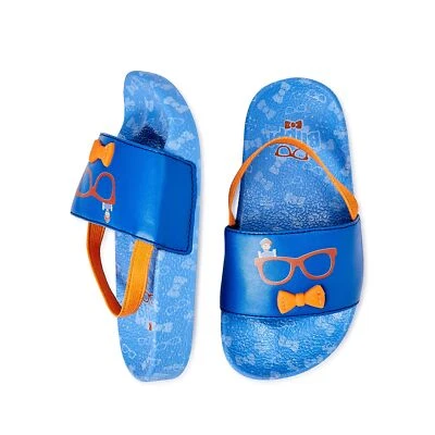 NWT Blippi Toddler Boy' Slide Sandals Flip Flop 5 6 7 8 9 10 Swimsuit Shoes Girl - Image 1 of 4