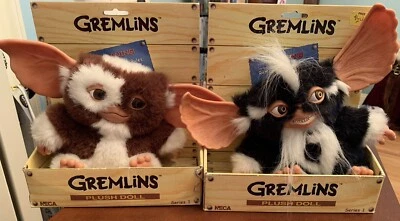 Muñeco de peluche Gremlins Gizmo & Mohawk serie NECA 2003 NUEVO EN PAQUETE Foto 1 de 4