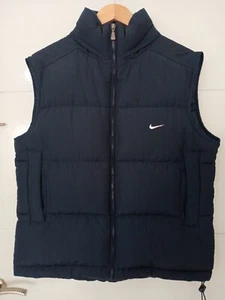 Chaleco Nike Para Hombre Talla S Triple Azul Plumón Relleno Ropa Deportiva Cremallera Completa Gillet Puffer - Imagen 1 de 14