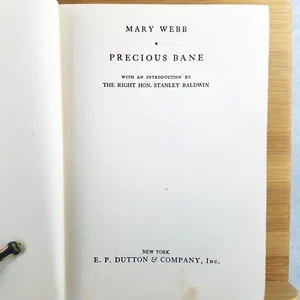Precious Bane - 1935 Hardcover by Mary Webb - Imagen 1 de 19