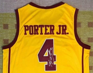 Kevin Porter Jr. Signed Autograph USC University Southern California NCAA Jersey - Picture 1 of 5