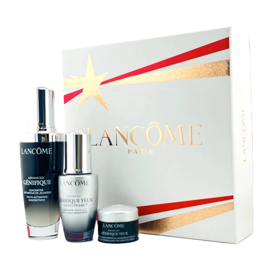 Lancôme Advanced Genifique Régimen Cuidado de la Piel Set de Regalo Colección, Nuevo En Caja Foto 1 de 4