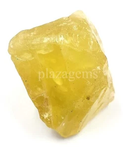 382 CT TOPACIO LIMÓN NATURAL TEÑIDO ÁSPERO CERTIFICADO PIEDRA PRECIOSA SUELTA 5 BRAZOS - Imagen 1 de 9
