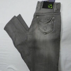 JEANS REUSE pierna recta, lavado ligero, gris lavado, talla 27, entrepierna 33,5" - Imagen 1 de 7