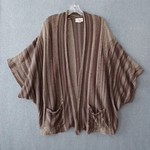 Cardigan donna Denim & Supply Ralph Lauren grande marrone aperto kimono cardigan - Foto 1 di 9