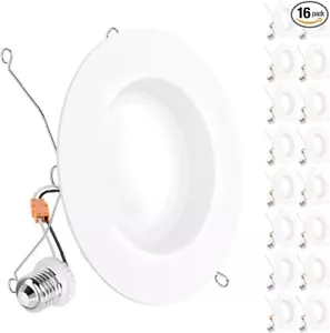 Sunco 16 Pack LED Recessed Lighting 6” 2700K Soft White Dimmable Can Lights - Picture 1 of 6