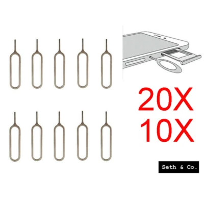 20/10pcs Sim Card Tray Remover Eject Pin Key Universal Tool Set For iPhone√  . - Image 1 of 4