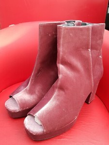 primark red ankle boots