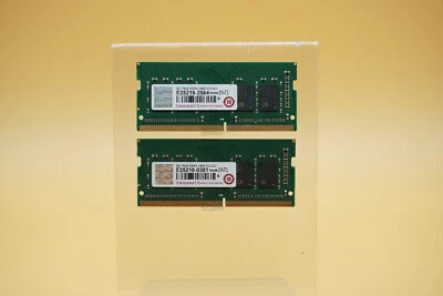 Transcend 8GB x 2 Total of 16GB DDR4  1Rx8 2400 ECCSO Laptop Ram 1.2Vdc• - Image 1 of 2
