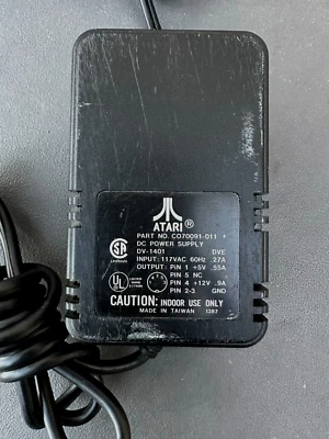 Vintage Original ATARI CO70091-011 Power Adapter DV-1401 - Image 1 of 4