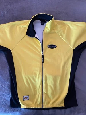 Top de ciclismo/entrenamiento forrado Giordana/talla L para hombre/hecho en Italia/20" pecho/forrado/crebilla Foto 1 de 4