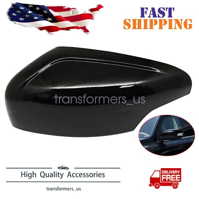 Fit for Volvo XC60 2010-2013 Black Driver Left Side Rearview Mirror Cap Cover - Image 1 of 4