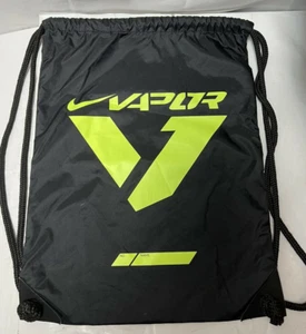 New Nike Bag Gym Drawstring Black Yellow Hypervenom Vapor - Picture 1 of 4