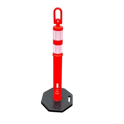Sandbaggy 46" Plastic Traffic Delineator Post - Reflective (Orange) - Image 1 of 4
