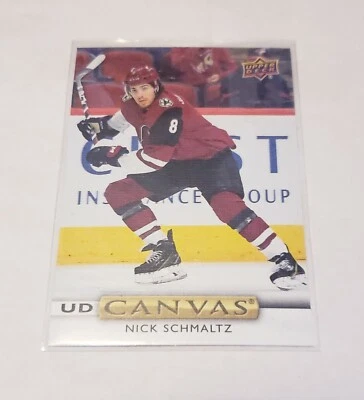 2019-20 Upper Deck Hockey Series 1 UD Canvas Nick Schmaltz #C72 - Image 1 of 2